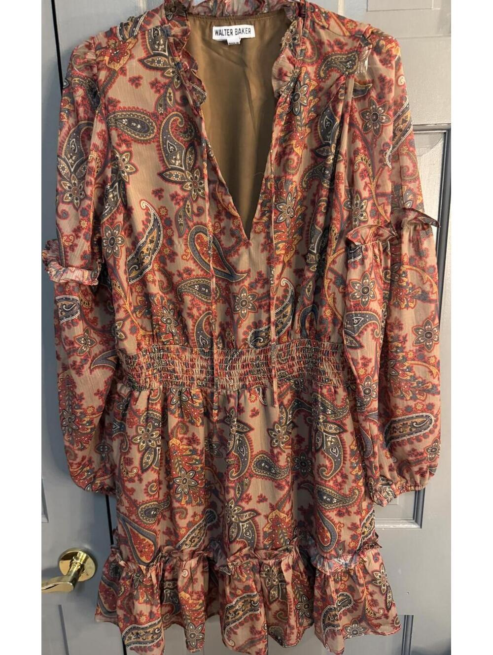 Walter Baker Paisley Minidress Size M